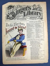 Beadle's Singer's Library-I'm the Boy That's Bound to Blaze
