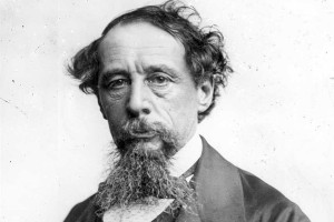 An older Charles Dickens. 