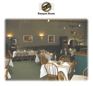 The Banquet Room of the Solano Grill & Bar in Albany, California. 